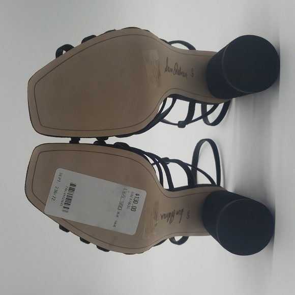 567- Sam Edelman Daffodil Black Suede  Size 6 1/2 M NWT - Picture 9 of 13